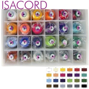 Set of 24 ISACORD 40 threads